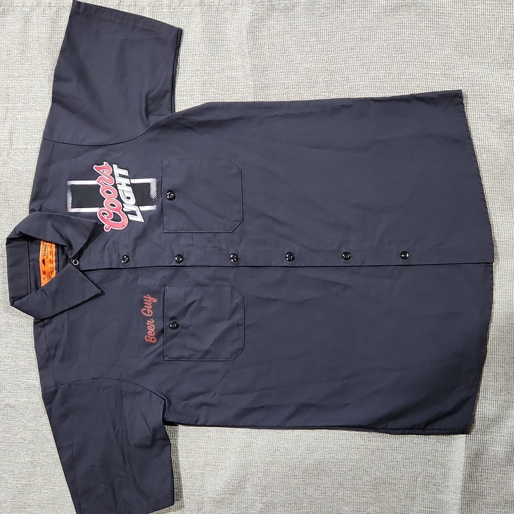Vintage Y2K Coors Light Beer Red Kap Button-Up - Various Sizes